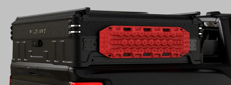 Seitenschienen zur Selbstmontage, die mehr Optionen für Outdoor-Ausrüstung unterwegs ermöglichen.