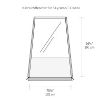 Klarsichtfenster für iKamper Anbauzelt Plus Skycamp 3.0 Mini