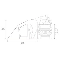Skycamp 3.0 Anbauzelt Plus