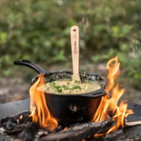 Holzspachtel mit Einbrand