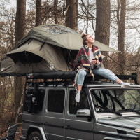 Adventure 165 Dachzelt Oliv inkl. Staunetz