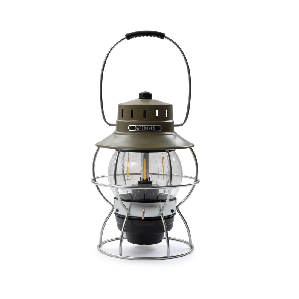 BAREBONES RAILROAD LANTERN OLIVE - USB