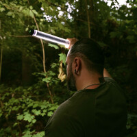 Campwerk LED-Camping-Lampe RGB mit Powerbank IP68