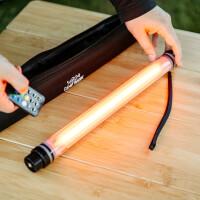 Campwerk LED-Camping-Lampe RGB mit Powerbank IP68