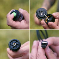 Campwerk LED-Camping-Lampe RGB mit Powerbank IP68