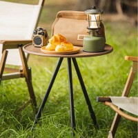 Höhenverstellbarer runder Campingtisch