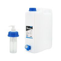 Wasserkanister 10L  inkl. Seifenspender