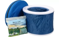 Bivvy Loo tragbare Campingtoilette mit Tragetasche blau